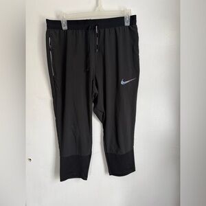 Nike Black Athletic Running  Pants with Logo
